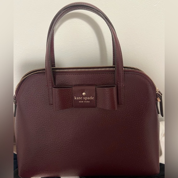💜 Kate Spade Matthew Street Maise Satchel - Picture 3 of 5